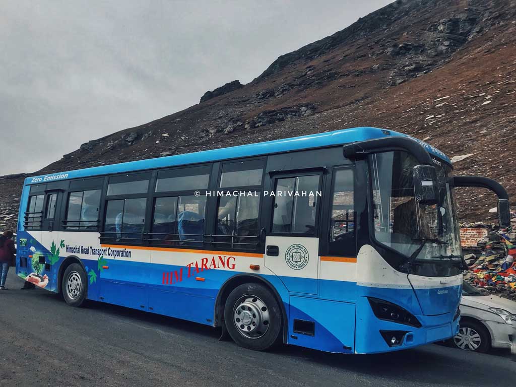 Electric Bus In Himachal Pradesh Images - Hrtc Him Tarang Electric Bus , HD Wallpaper & Backgrounds
