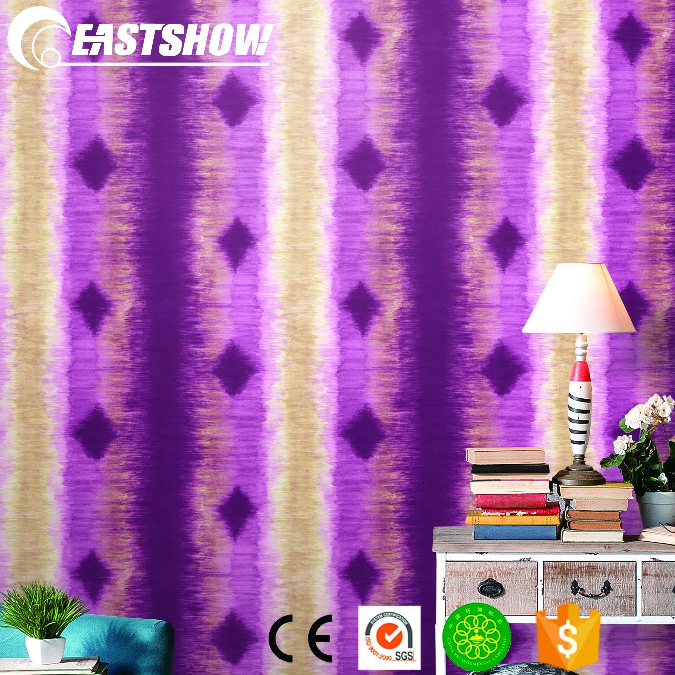 China 3d Bedroom Wallpaper With Tie Dye Pattern - Wallpaper , HD Wallpaper & Backgrounds