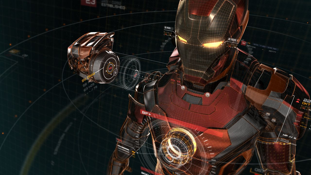 Creative Graphics / Iron Man Wallpaper - Inside Iron Man Suit , HD Wallpaper & Backgrounds