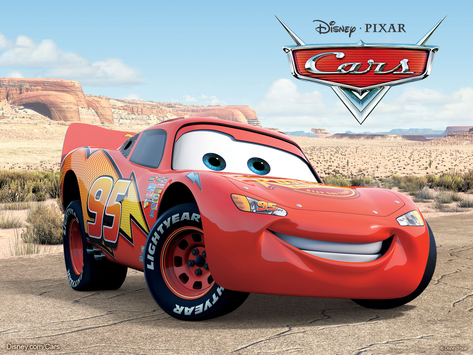Mcqueen Cars Hd - Cars The Movie Lightning Mcqueen , HD Wallpaper & Backgrounds