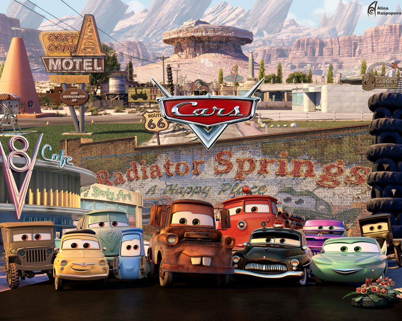 Cars 2006 , HD Wallpaper & Backgrounds