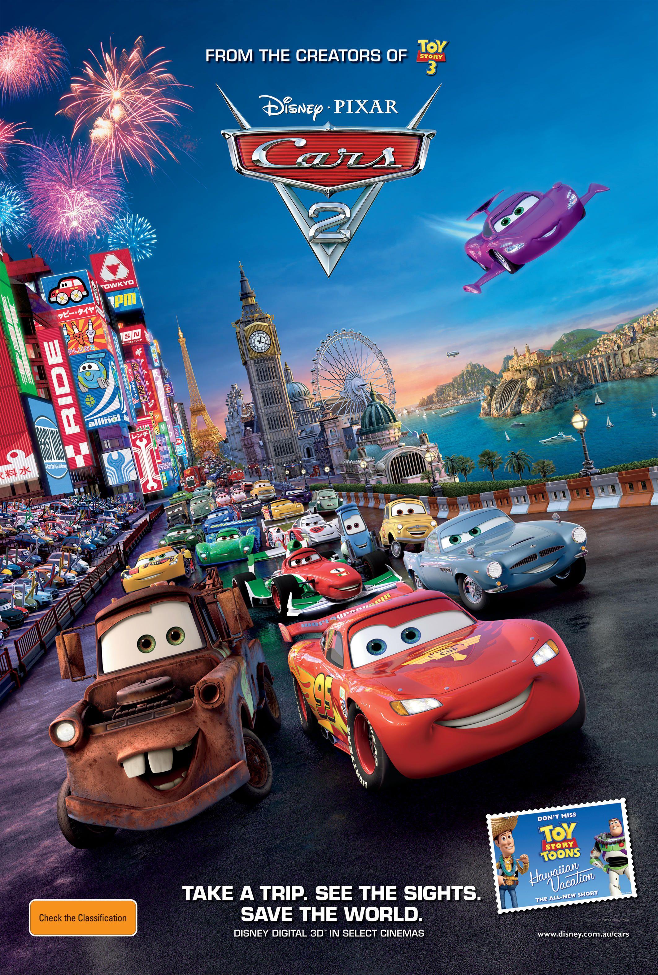 Cars - Disney Cars 2 Poster , HD Wallpaper & Backgrounds