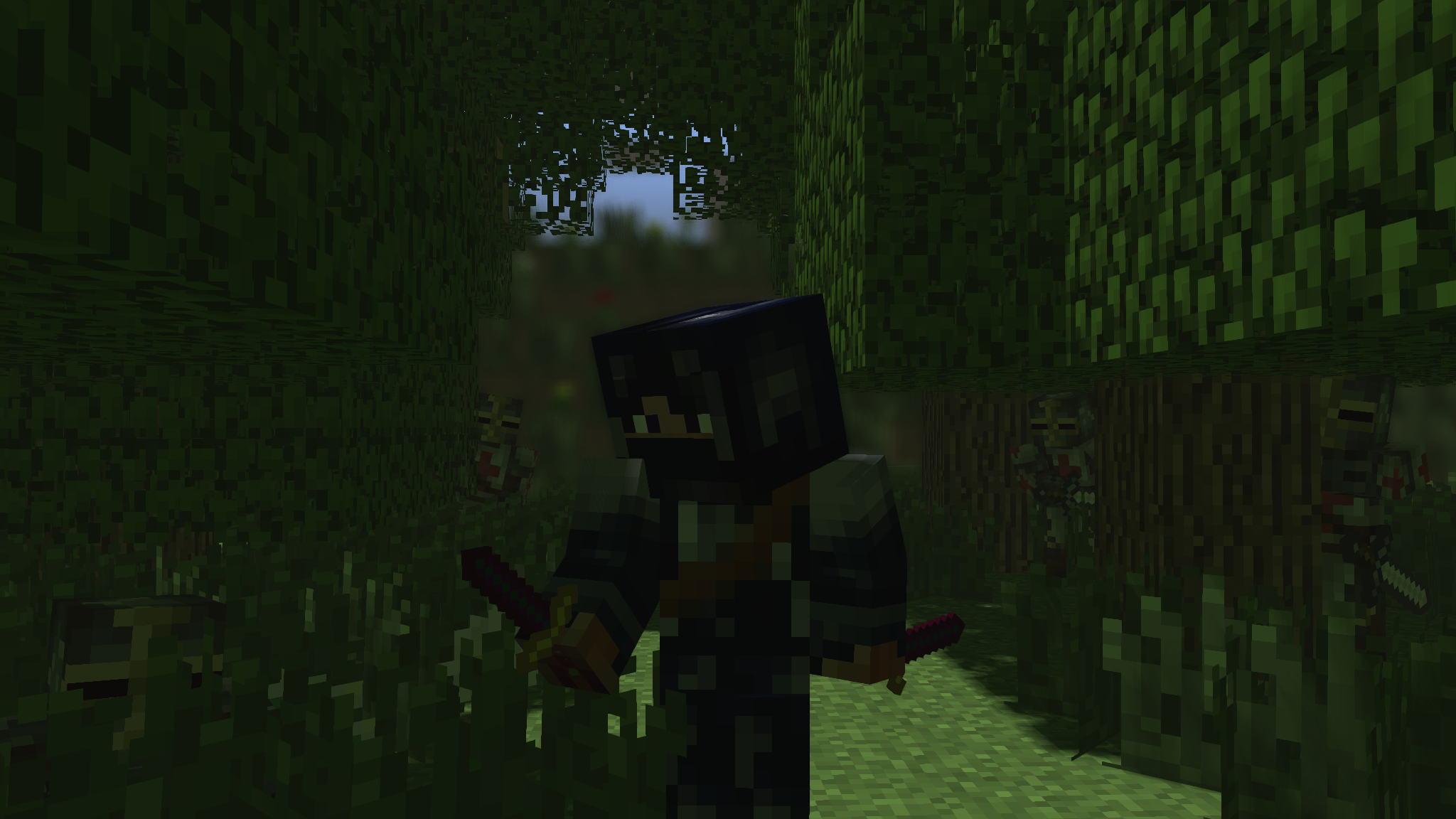 You Made A Grave Mistake Trying To Sneak Up On Me - Minecraft Wolves , HD Wallpaper & Backgrounds