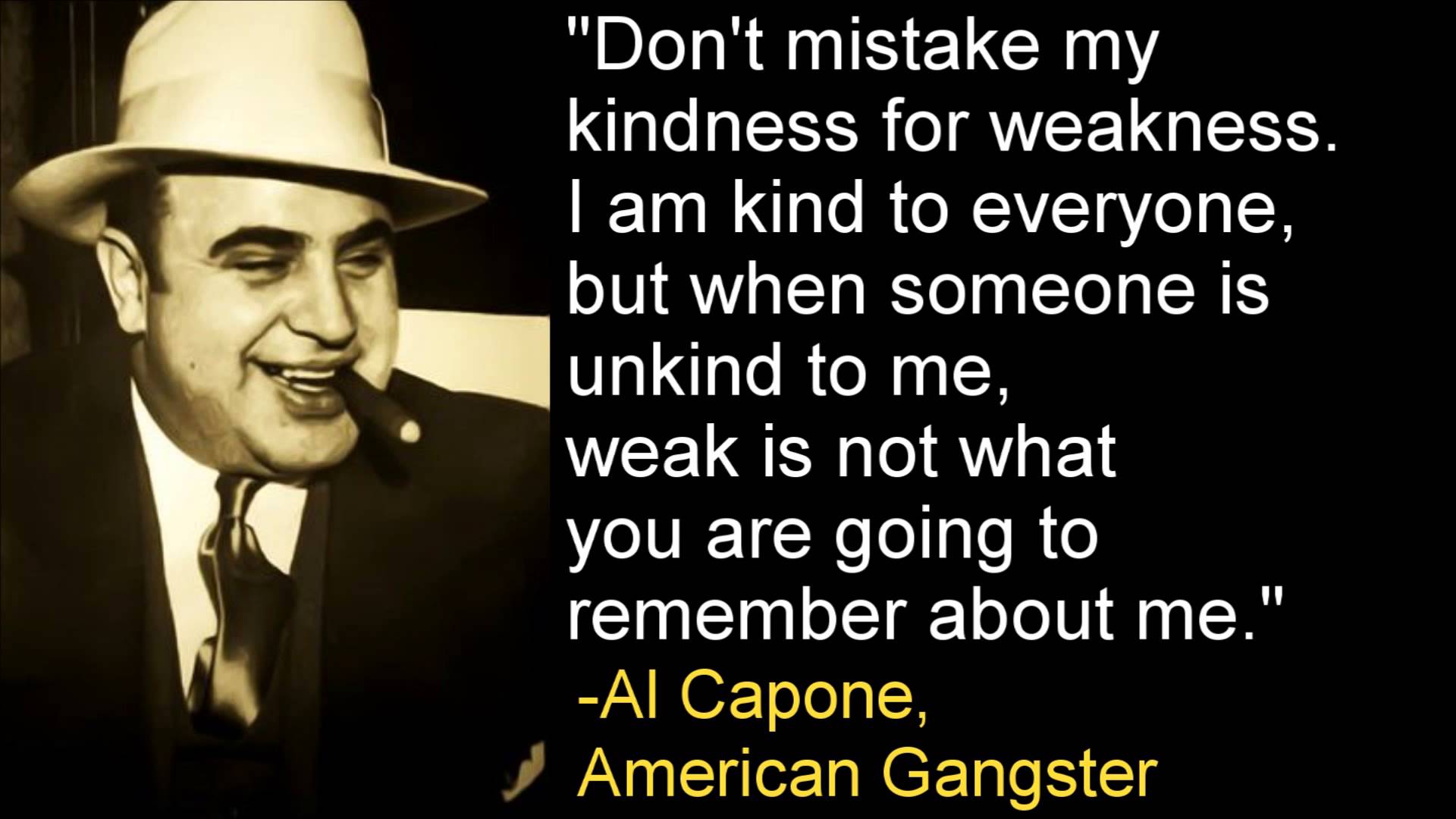 Al Capone - Best Quotes Of Villains , HD Wallpaper & Backgrounds