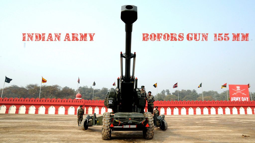 Indian Army Wallpaper With Picture Of Bofors Gun 155 - Indian Artillery Gun , HD Wallpaper & Backgrounds