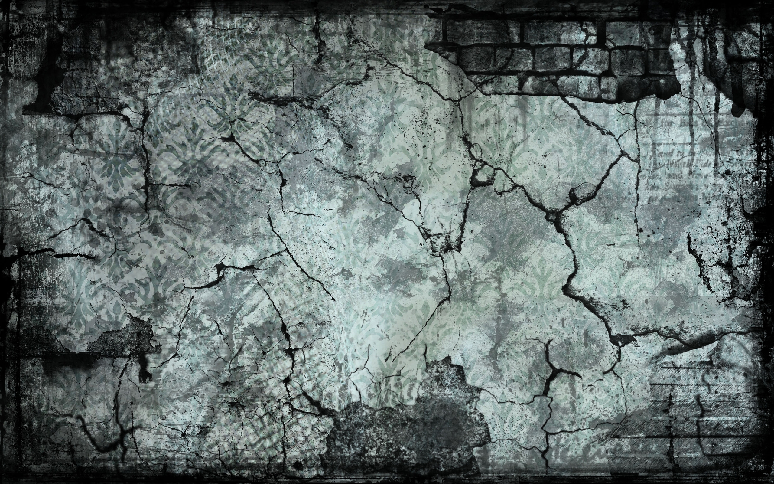 Wallpaper Vintage Wall - Cracked Wall , HD Wallpaper & Backgrounds
