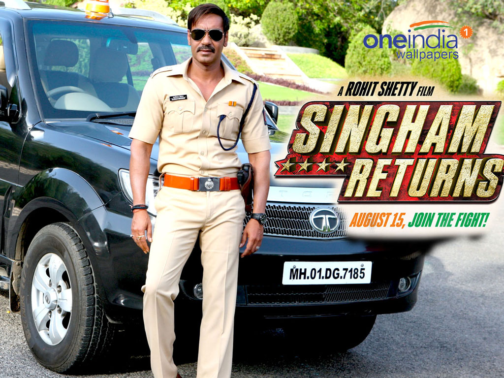 Singham Returns Wallpaper - Ajay Devgan Singham Look , HD Wallpaper & Backgrounds