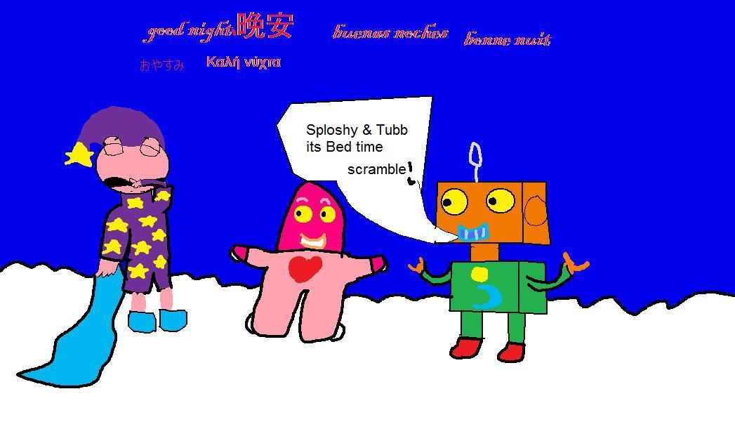 Rubbadubbers Images Good Night Tubb Sploshy Reg Cartoon