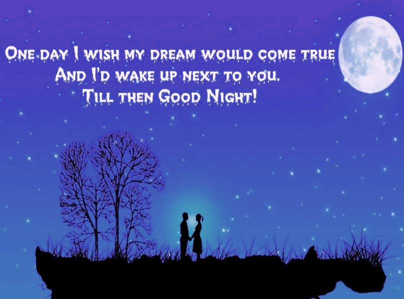 Good Night Romantic Wallpaper - Good Night Quotes Short , HD Wallpaper & Backgrounds