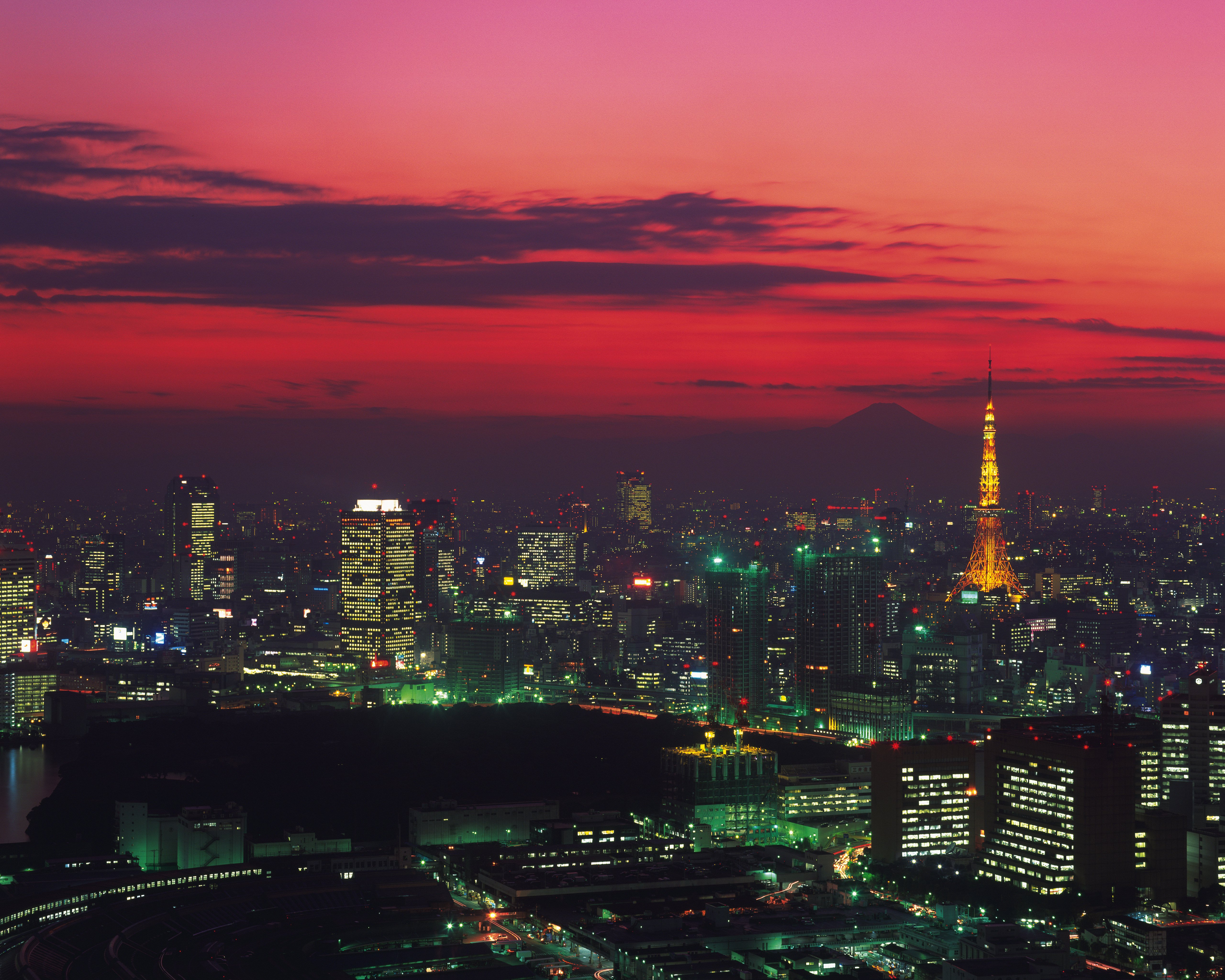 Original Resolution Popular - Tokyo City Nightscape 4k , HD Wallpaper & Backgrounds
