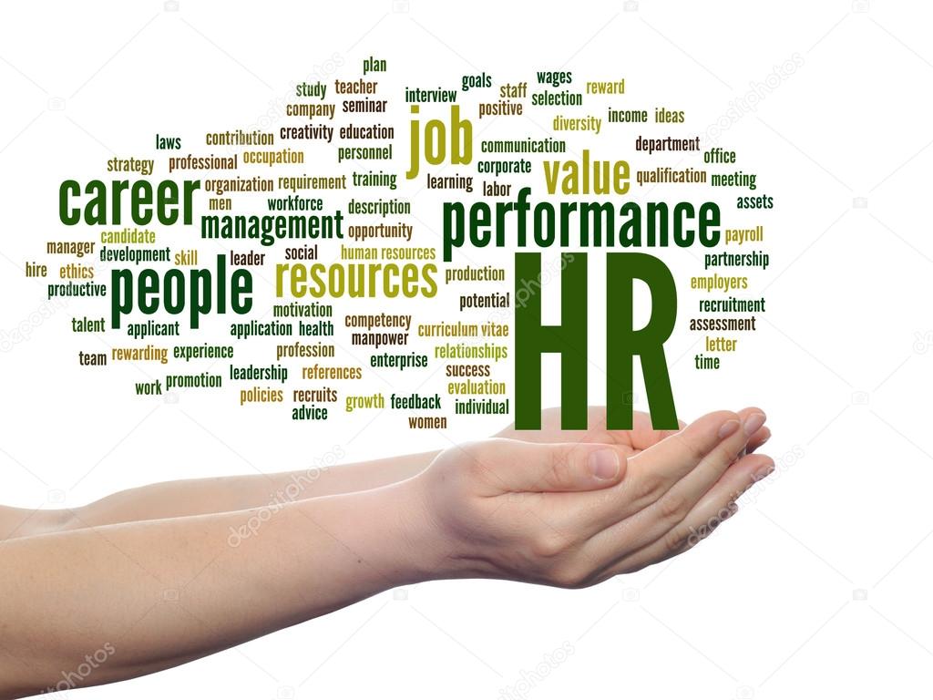 Concept Conceptual Hr Or Human Resources Management - Hand , HD Wallpaper & Backgrounds