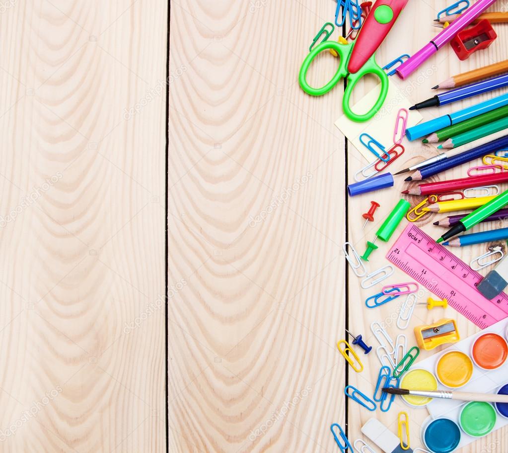 Download Material Escolar Fotografia De Stock - Utiles Escolar