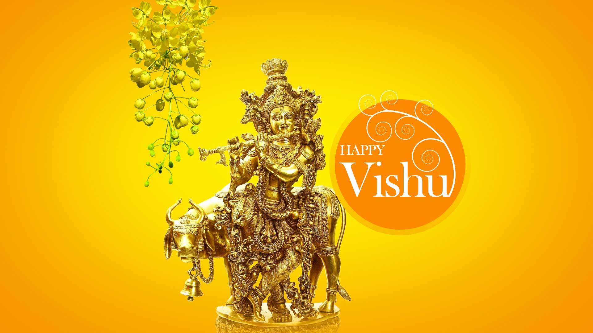 Happy Vishu Wishes Malayalam , HD Wallpaper & Backgrounds