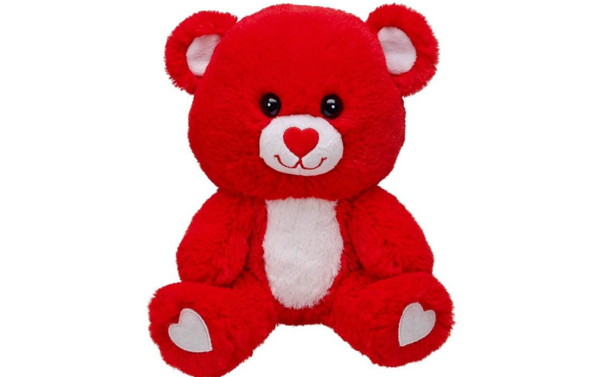 New Teddy Bear Wallpaper - Cute Red Teddy Bear , HD Wallpaper & Backgrounds