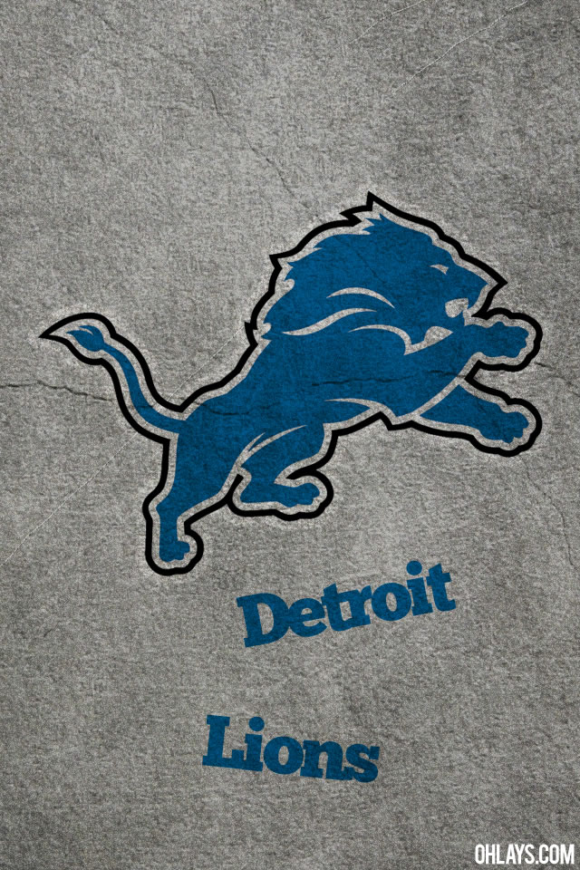 Detroit Lions Iphone Wallpaper - Detroit Lions Nfl Logo , HD Wallpaper & Backgrounds