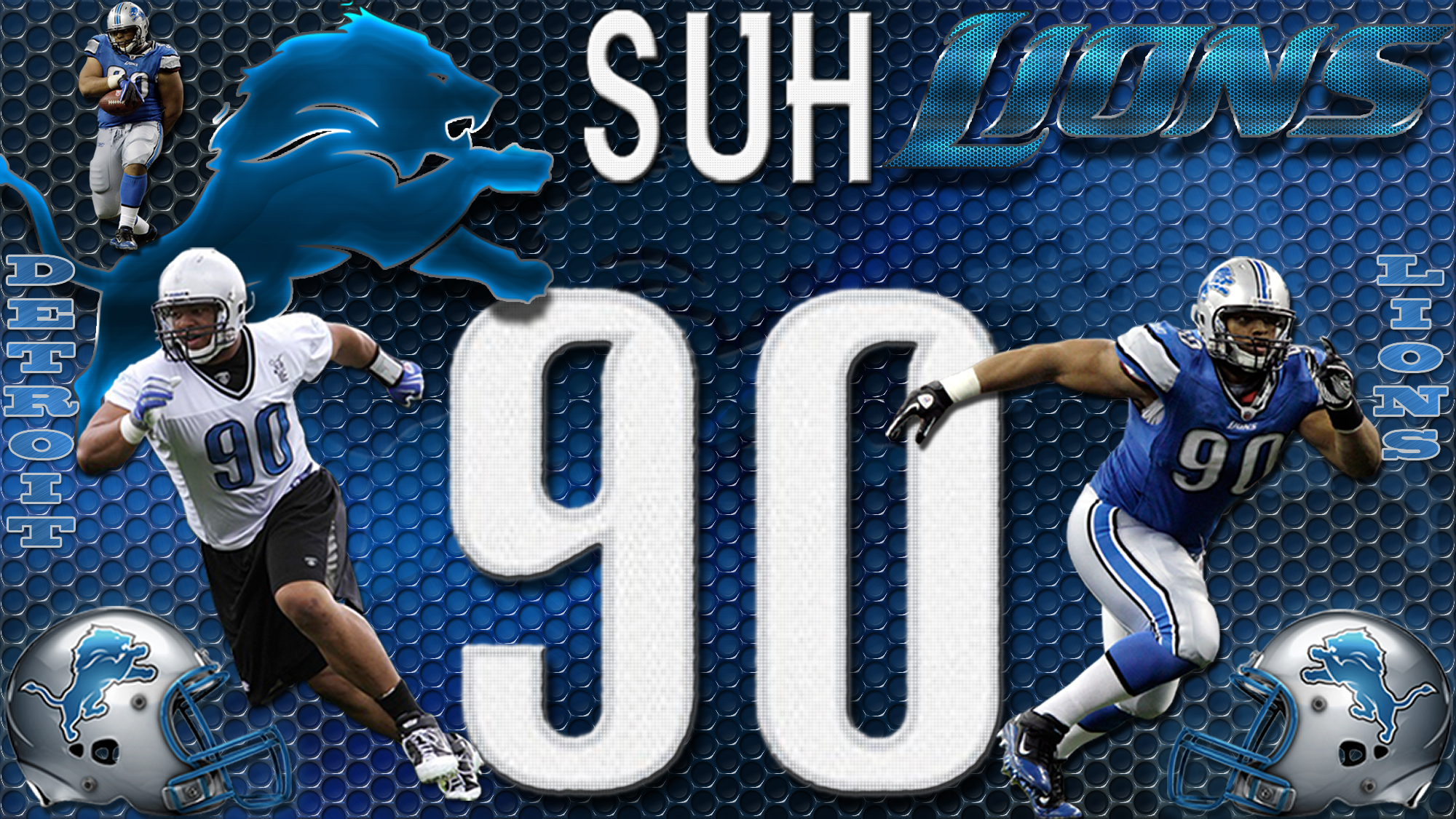 Detroit Lions Images Ndamukong Suh Detroit Lions Heavy - Ndamukong Suh Lions , HD Wallpaper & Backgrounds