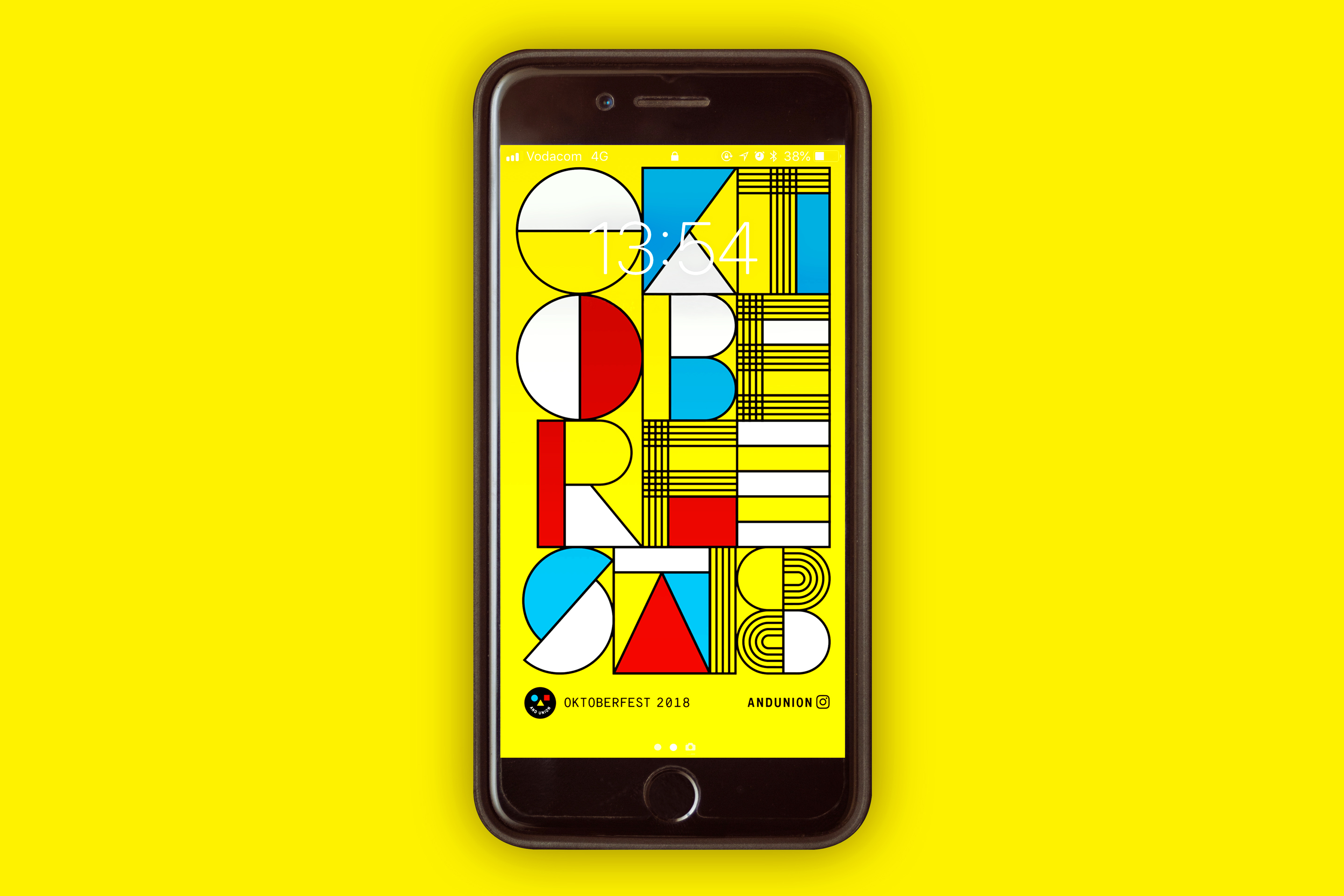 Oktoberfest Wallpaper Yellow - Smartphone , HD Wallpaper & Backgrounds