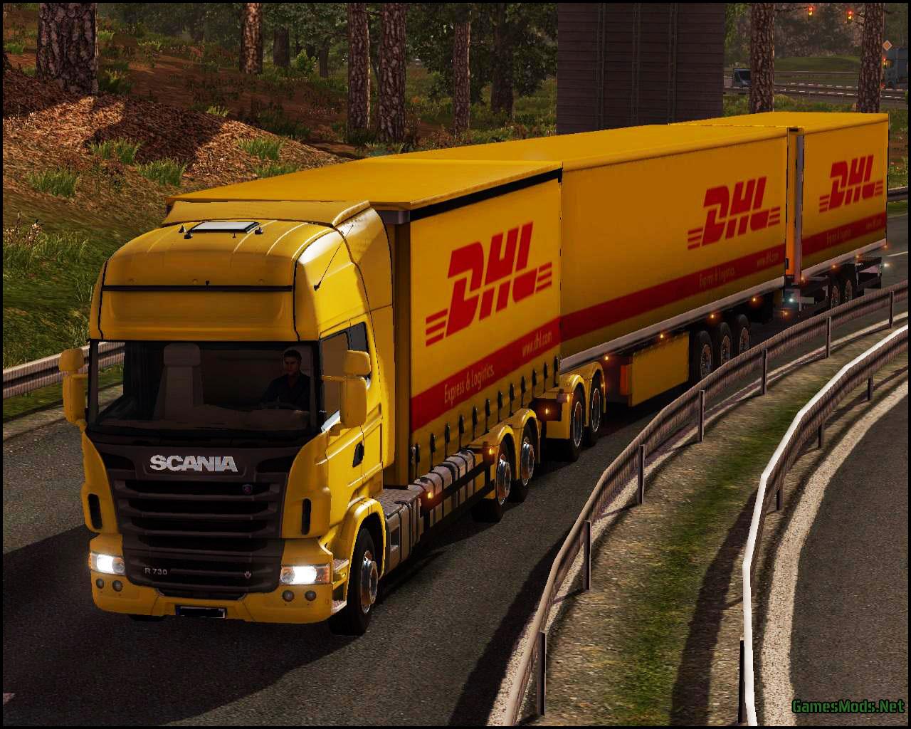 Dhl Wallpaper - Euro Truck Simulator 2 , HD Wallpaper & Backgrounds