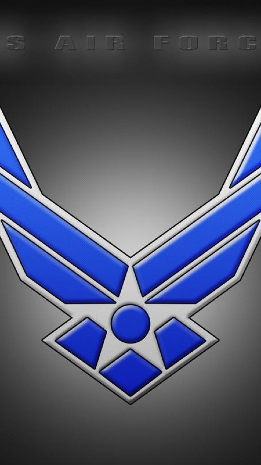 Air Force Logo Wallpaper - Logo Us Air Force , HD Wallpaper & Backgrounds