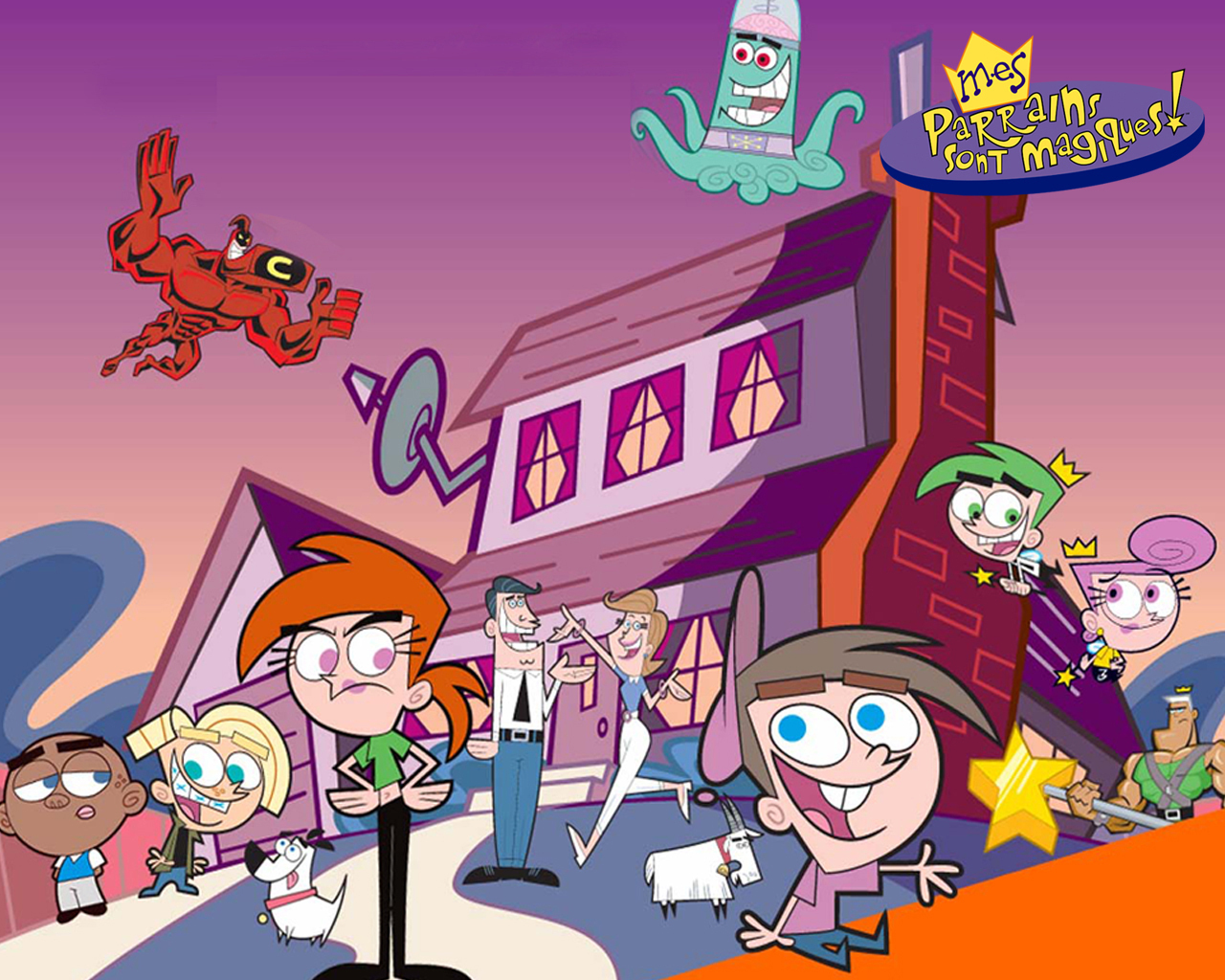 Fairly Oddparents Characters - Fairly Odd Parents Hd , HD Wallpaper & Backgrounds