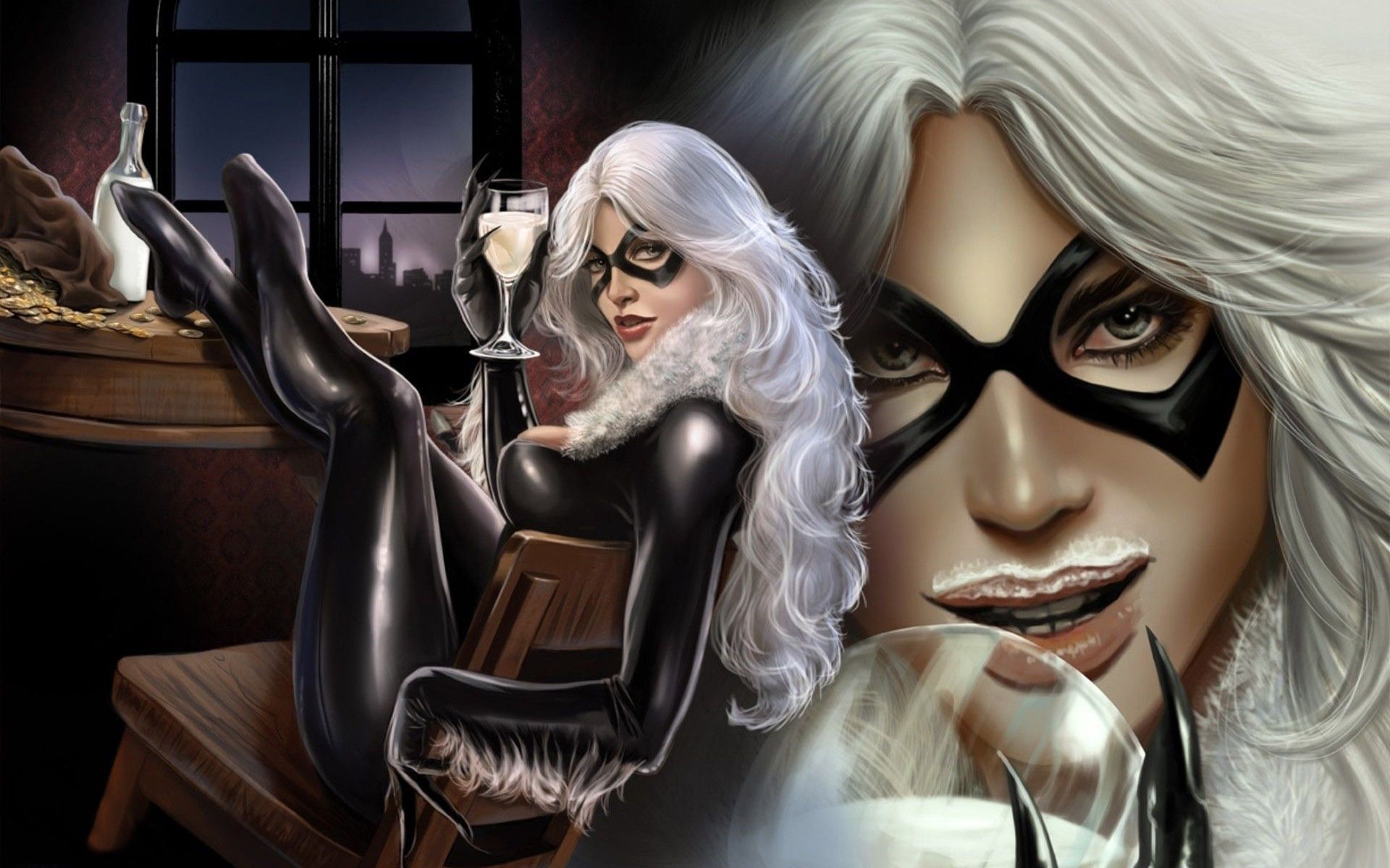 Black Cat Comics Black Cat Marvel Wallpaper Hd (511580) HD