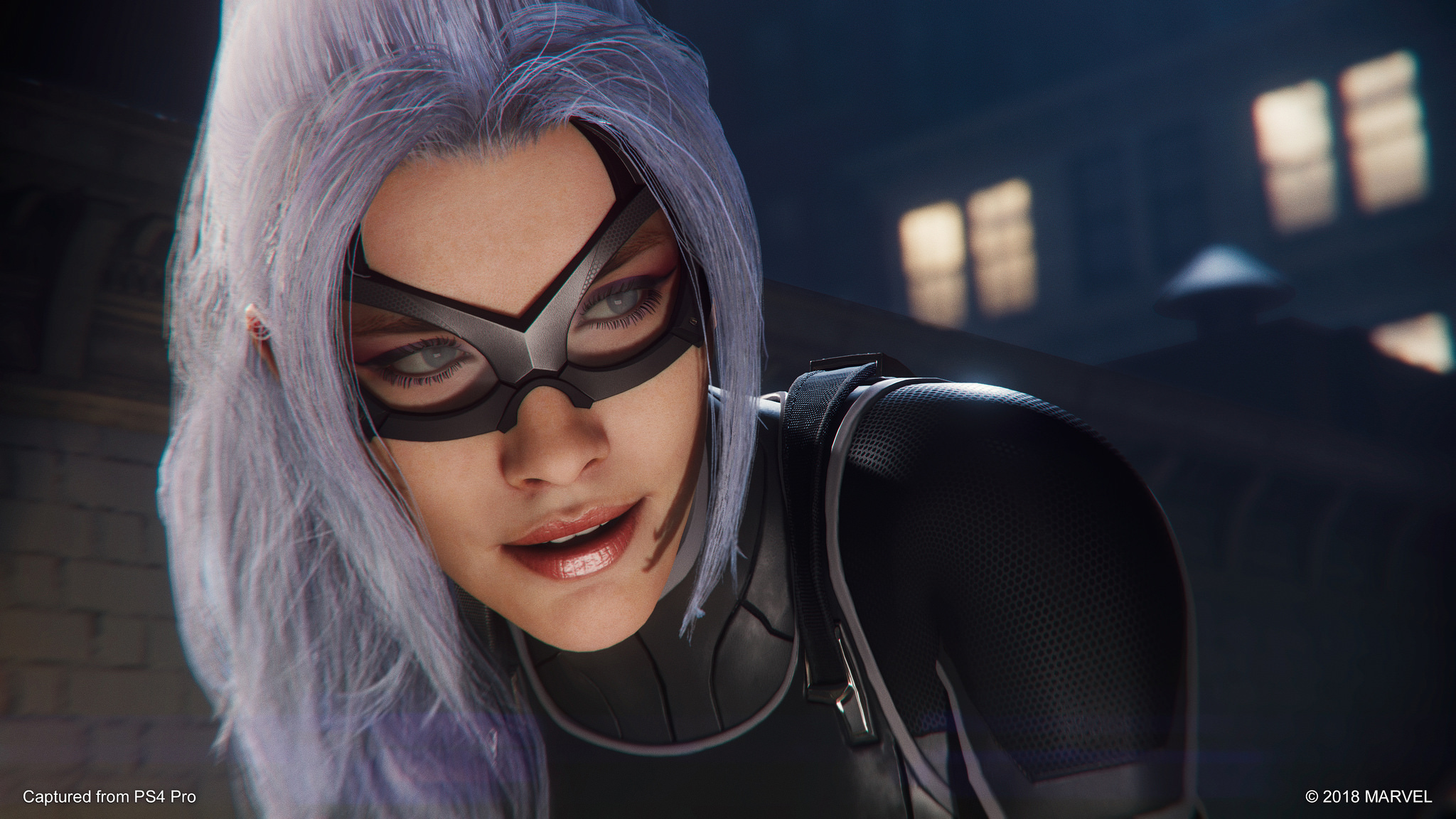 Black Cat Revealed In Marvel's Spider-man - Spider Man The Heist , HD Wallpaper & Backgrounds