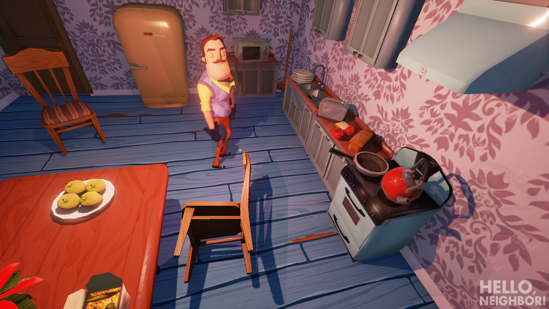 Hello Neighbor In Game , HD Wallpaper & Backgrounds