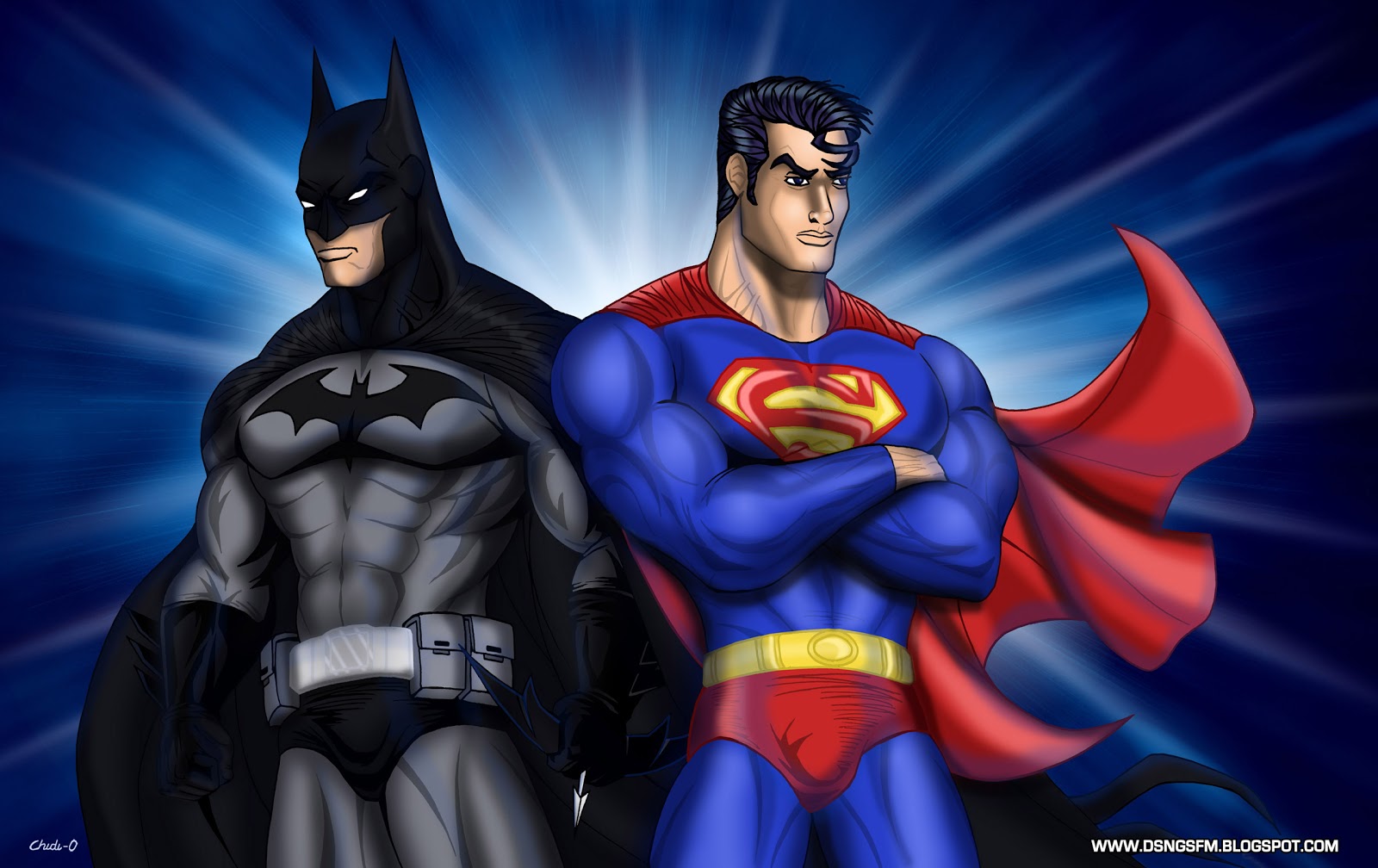Super Heroes Live Wallpaper 269743 - Superman And Batman Background , HD Wallpaper & Backgrounds