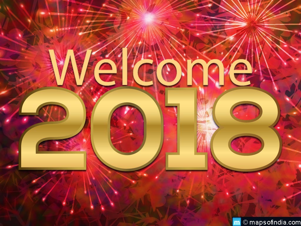 Happy New Year Ka Image - Happy New Year 2018 New , HD Wallpaper & Backgrounds