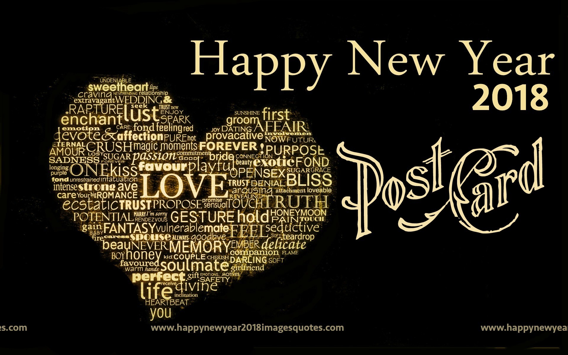 2018 Happy New Year Photos, 2018 New Year Photos, 2018 - Calligraphy , HD Wallpaper & Backgrounds