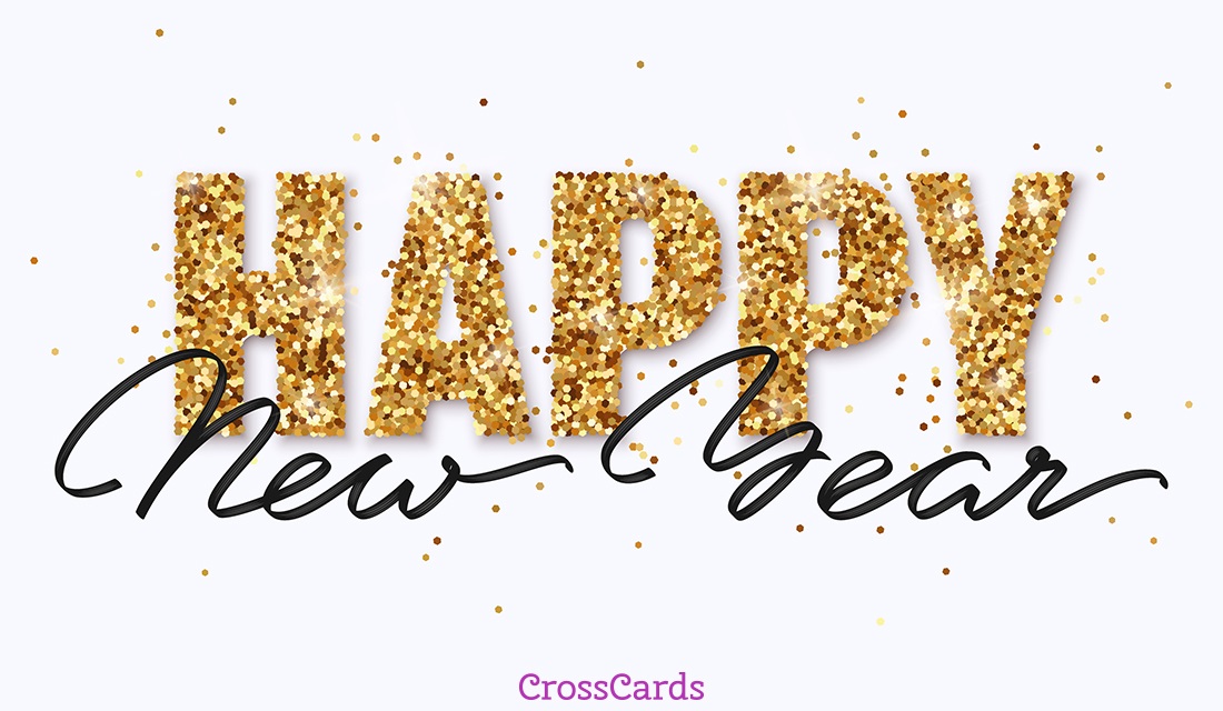 Happy New Year Cards - New Year's Cards , HD Wallpaper & Backgrounds