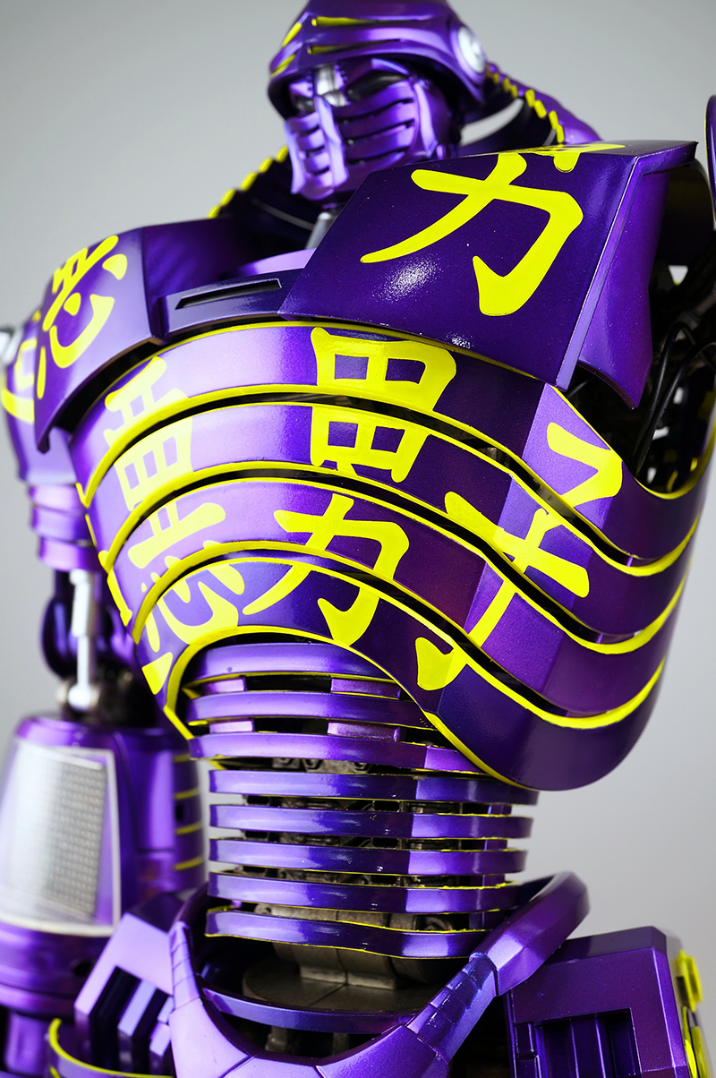 3a Noisy Boy3 - Real Steel Purple Robot , HD Wallpaper & Backgrounds