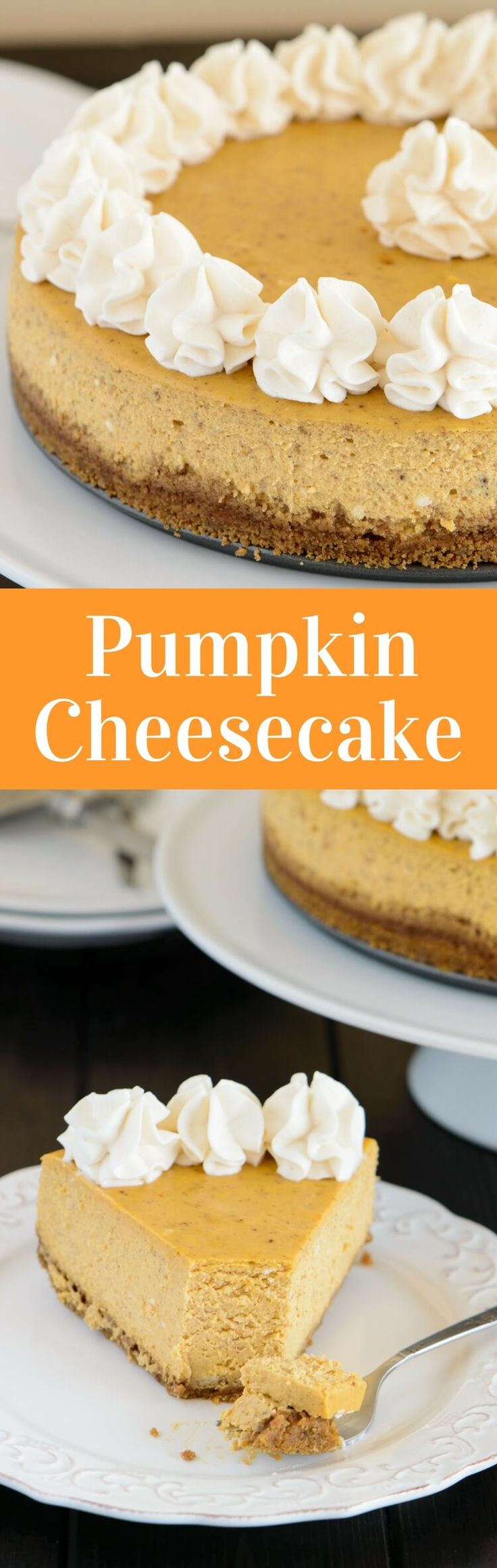 This Creamy Pumpkin Cheesecake On A Gingersnap Crust - Cheesecake , HD Wallpaper & Backgrounds