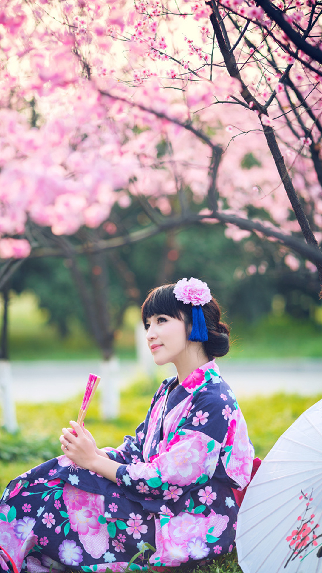 Japanese Girl With Kimono , HD Wallpaper & Backgrounds
