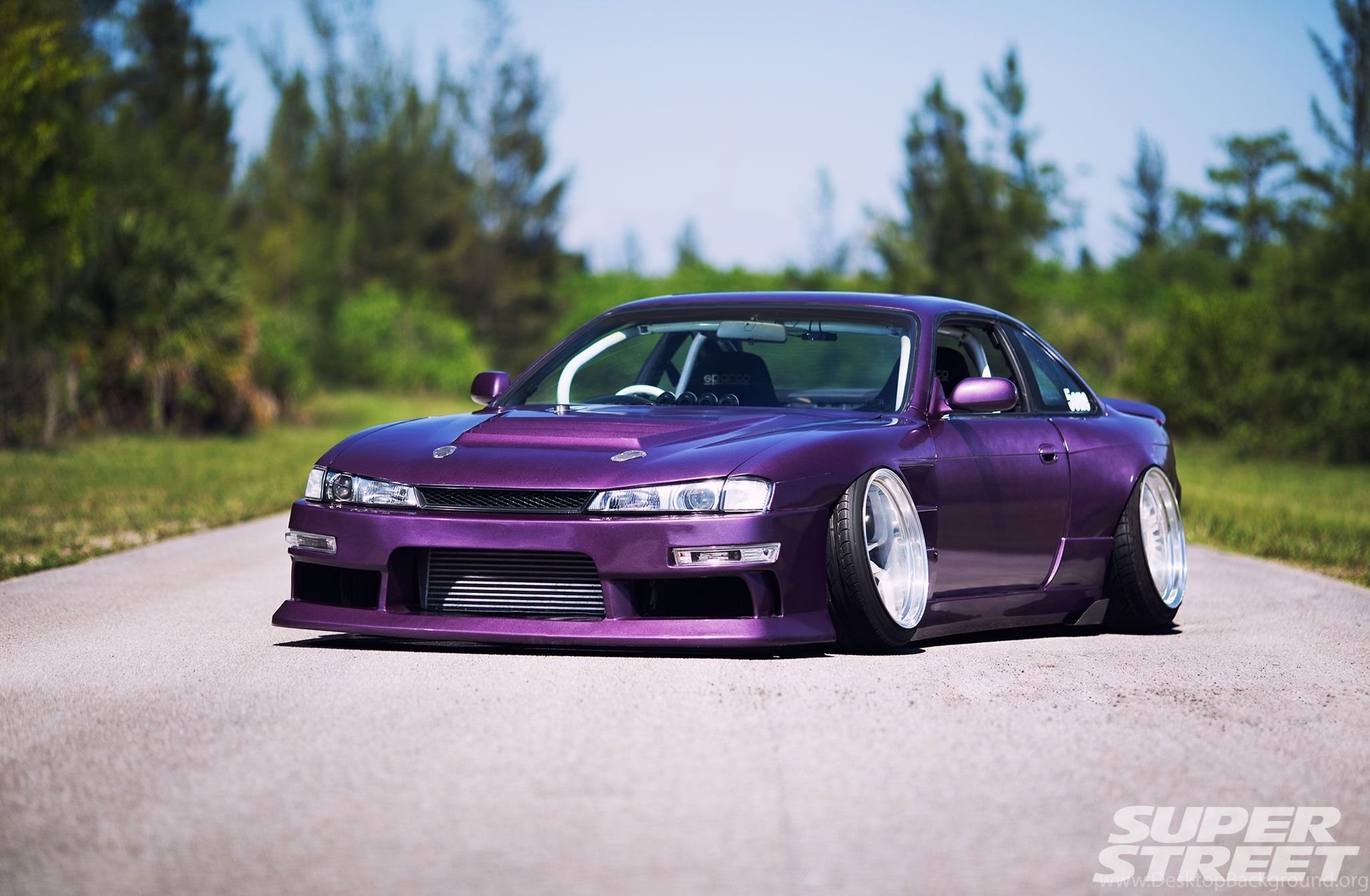 Nissan 240sx Coupe Japan Tuning Cars Wallpapers Desktop - Nissan Silvia S14 Purple , HD Wallpaper & Backgrounds