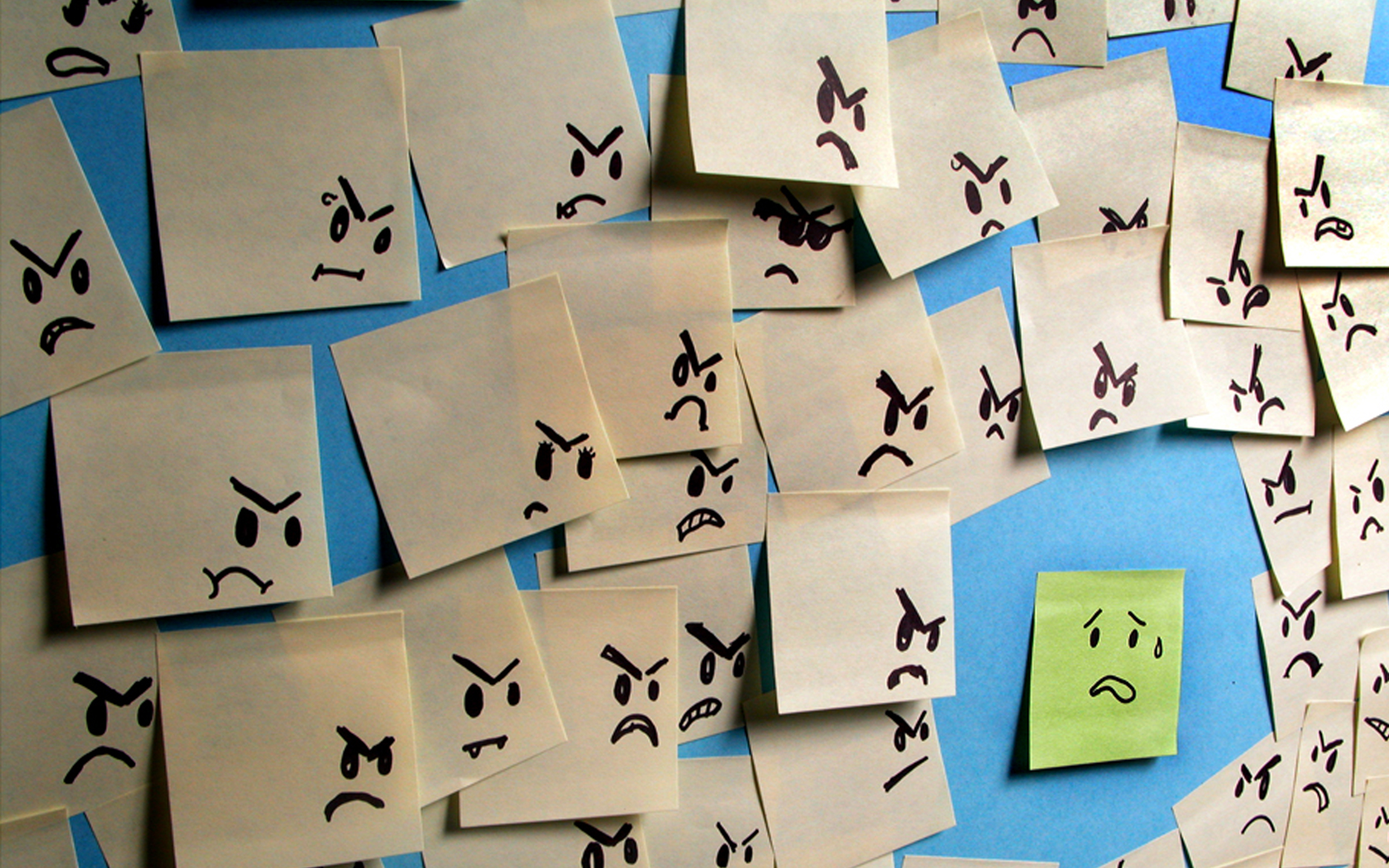 Angry Sticky Notes Wallpaper - Angry Post It Notes , HD Wallpaper & Backgrounds