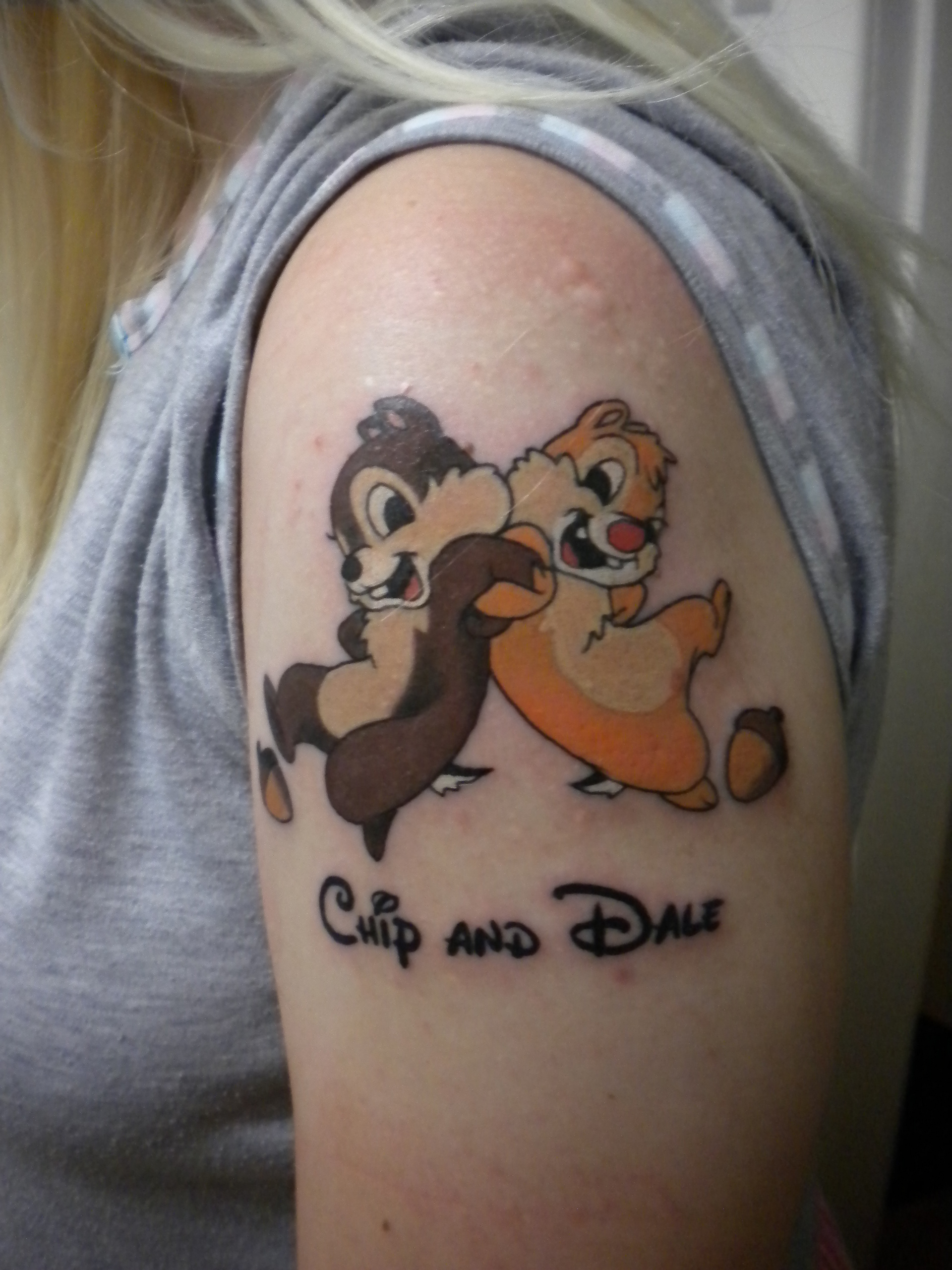 Tatuajes Fondo De Pantalla Titled My Chip And Dale - Chip And Dale Tattoos , HD Wallpaper & Backgrounds