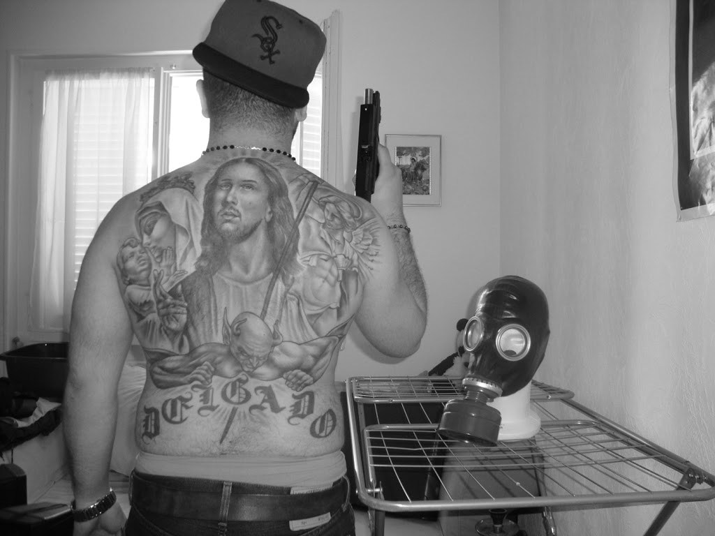 Tatuajes De Cholos Gangsta - Tattoo Jesus , HD Wallpaper & Backgrounds