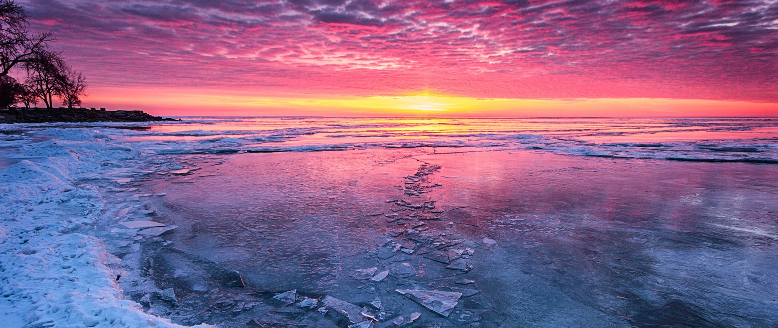 Ice Sunset , HD Wallpaper & Backgrounds