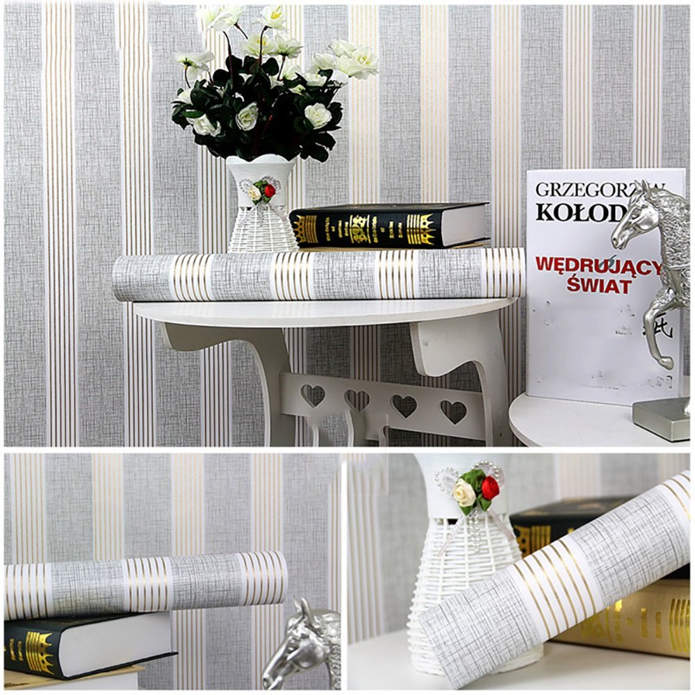 Xiyunhan Pvc Waterproof Self-adhesive Wallpaper Wallpaper - Sticker Dinding Motif Garis , HD Wallpaper & Backgrounds