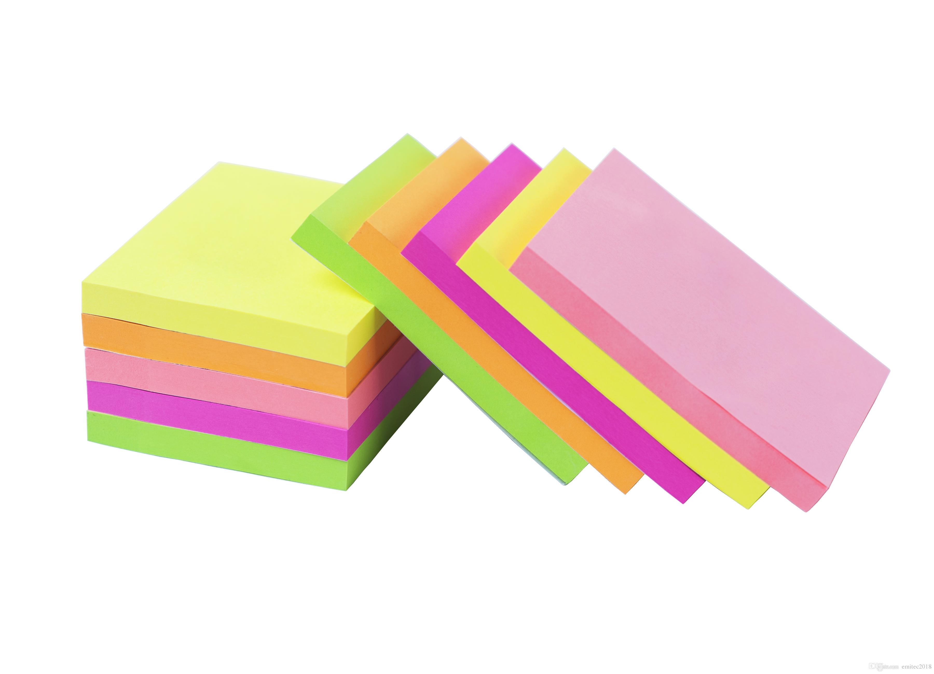 Emitec 2018 Bright Color Sticky Notes 3 In X 4 In, - Construction Paper , HD Wallpaper & Backgrounds