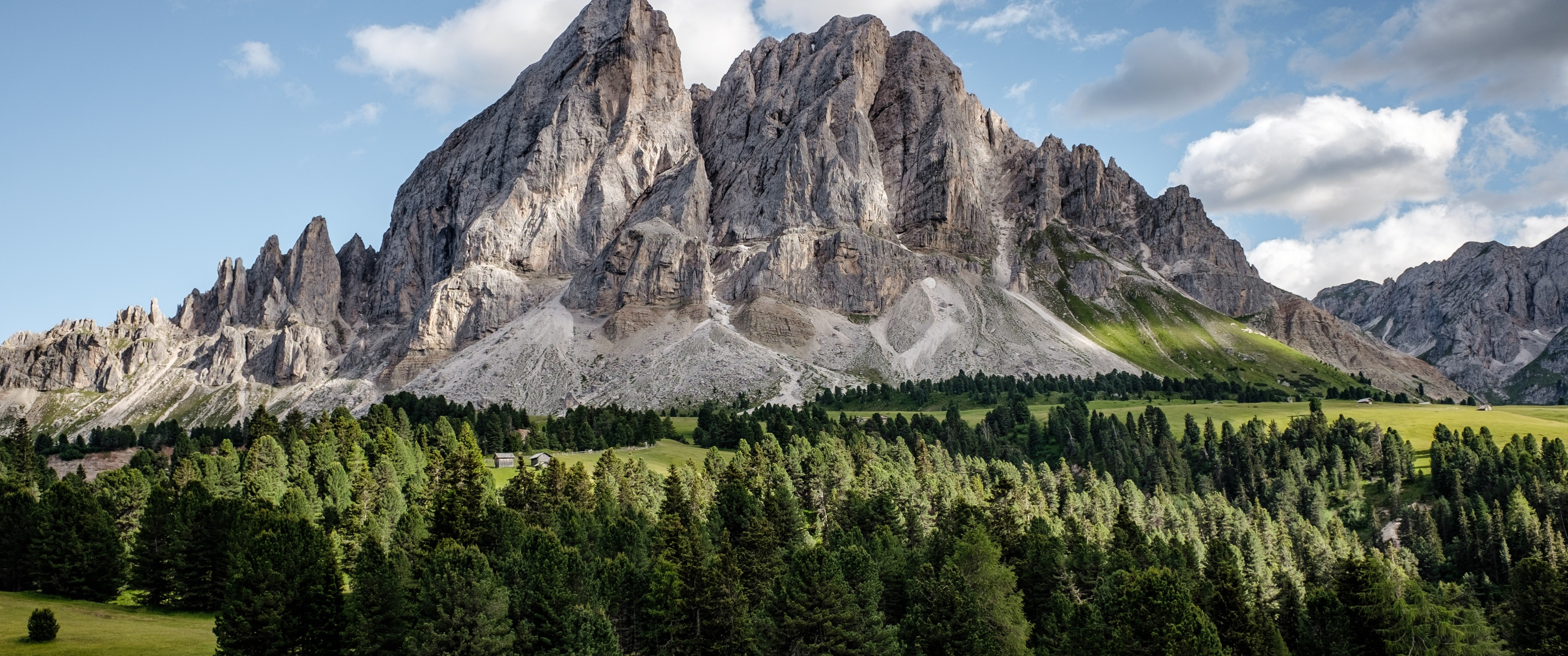 #landscape, #forest, #mountains, #ultrawide, Wallpaper - Passo Delle Erbe , HD Wallpaper & Backgrounds