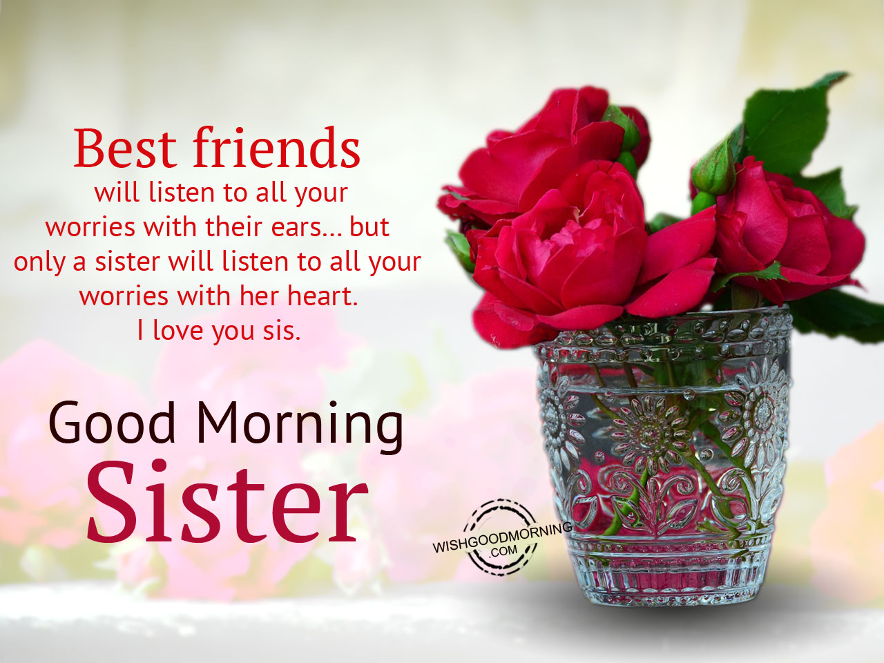 Good Morning Sweet Sister , HD Wallpaper & Backgrounds