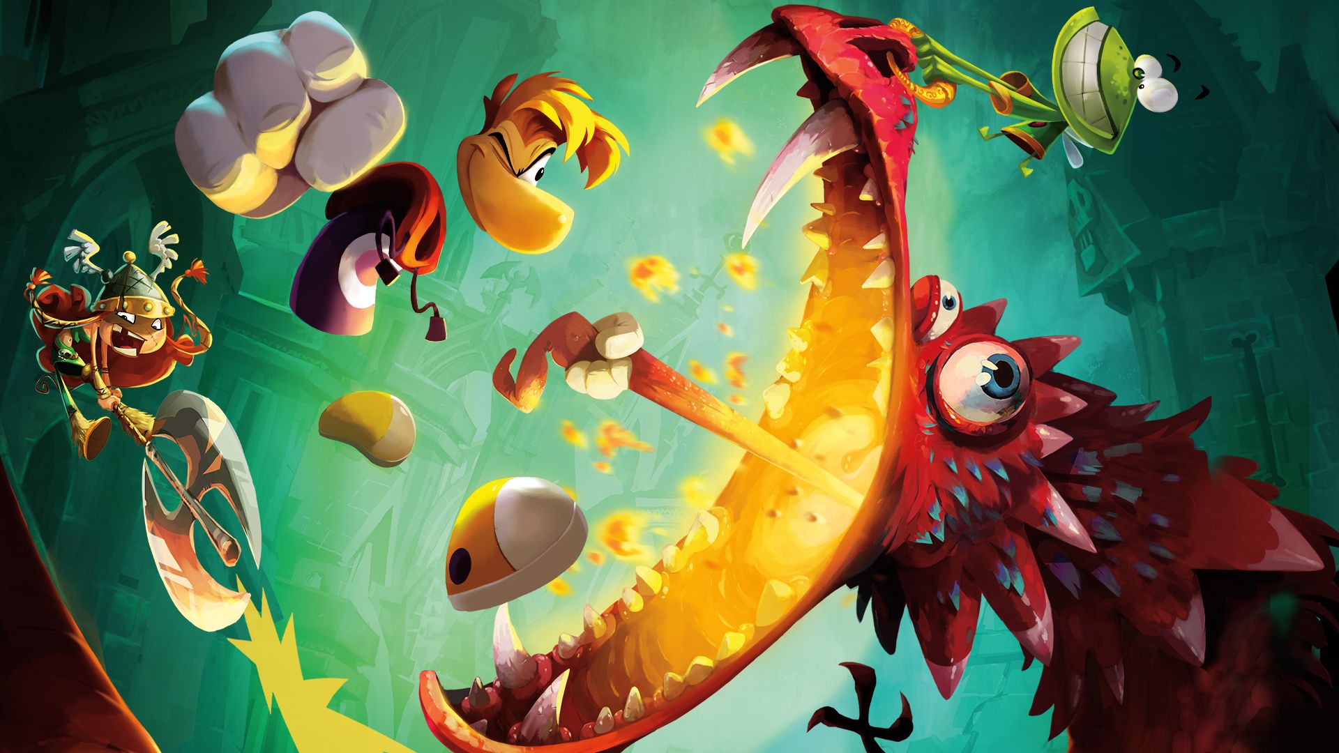 Rayman Legends Definitive Edition Xbox 360 Wallpaper - Ps Plus May 2018 Free Games , HD Wallpaper & Backgrounds