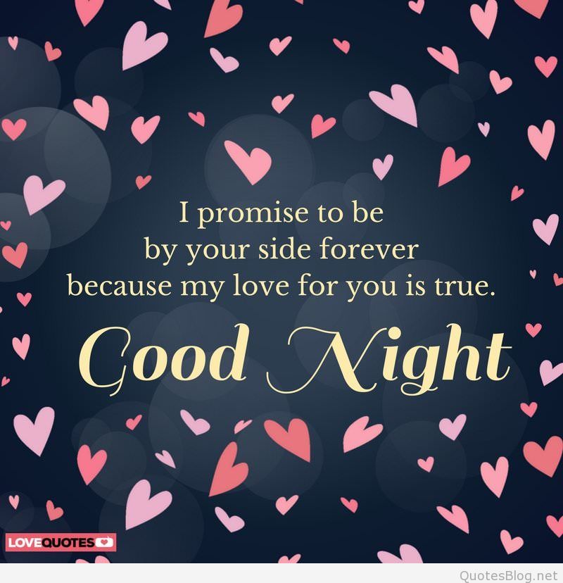 I Promise To Be By Your Side Forever Because My Love - Goodnight My Dearest Love , HD Wallpaper & Backgrounds