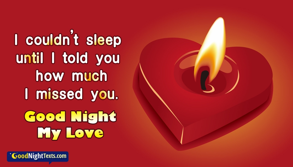 Good Night My Love - Love Heart , HD Wallpaper & Backgrounds
