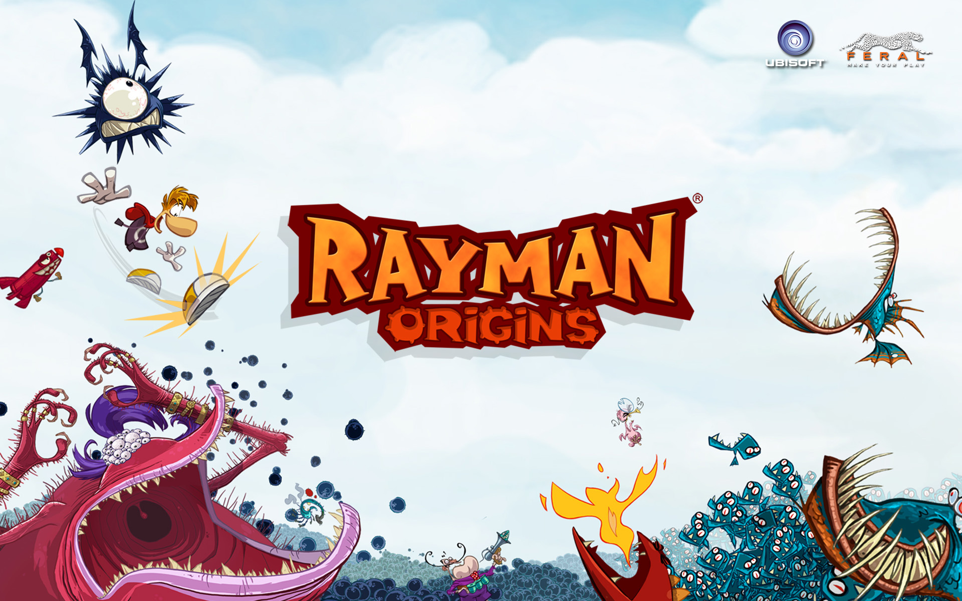 Rayman Origins Hd Wallpaper Hd - Rayman Origins , HD Wallpaper & Backgrounds