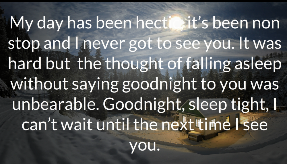 Beautiful Good Night Quotes For Her With Images - Goodnight Cute Quotes For Him , HD Wallpaper & Backgrounds