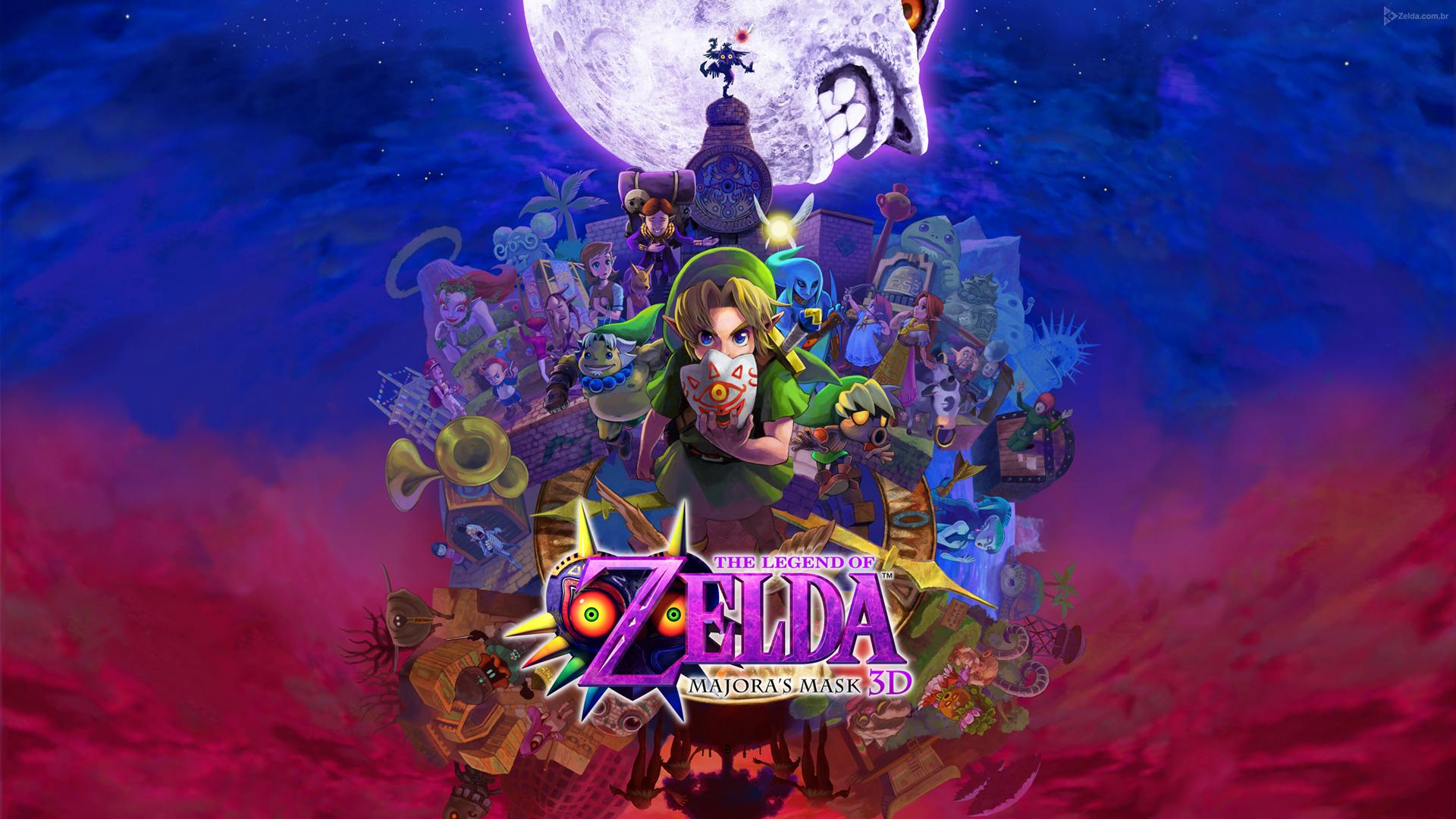 Wallpaper De Zelda - Legend Of Zelda Majora's Mask , HD Wallpaper & Backgrounds