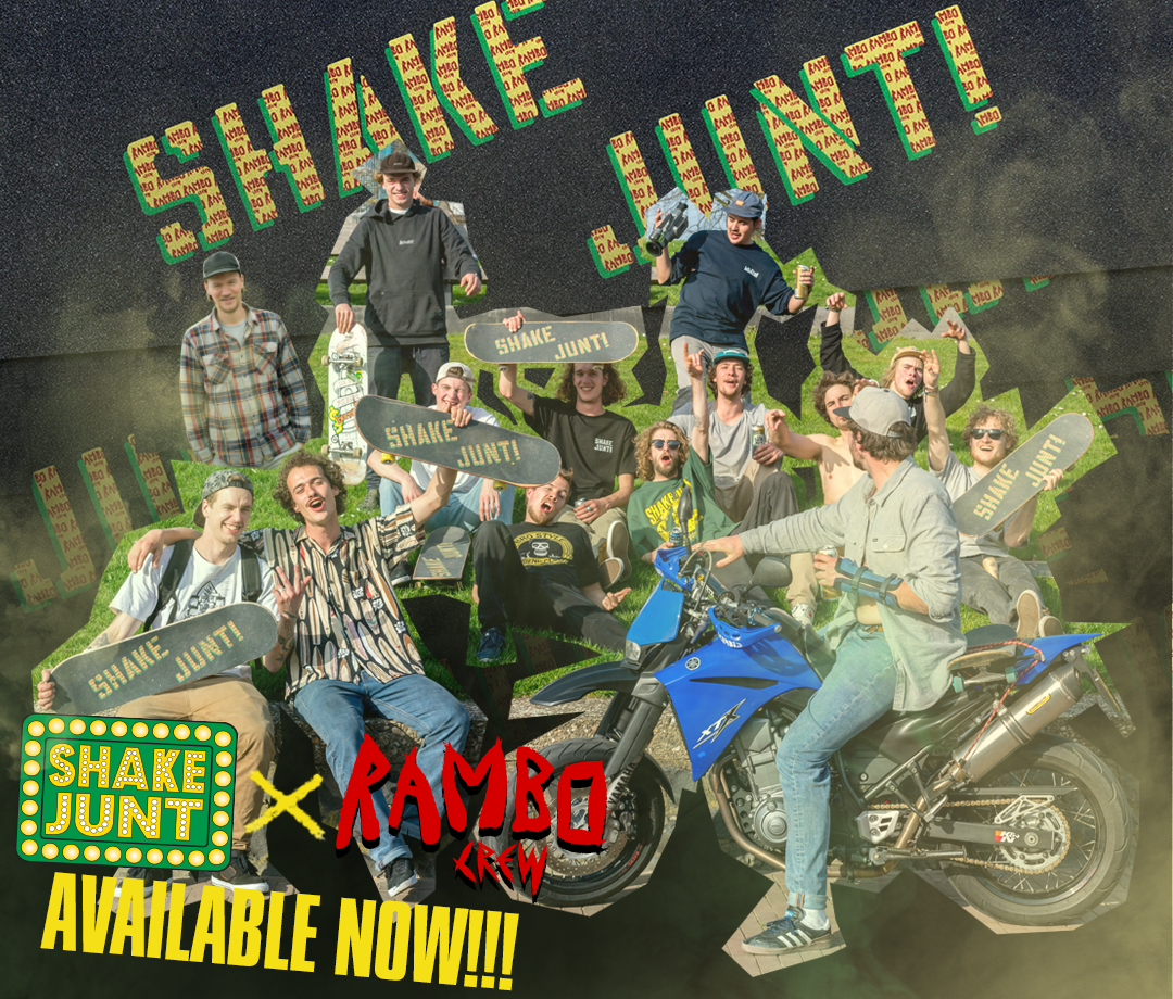 Shake Junt X Rambo Crew Collab Flatspot Magazine Skateboarden - Shake Junt , HD Wallpaper & Backgrounds